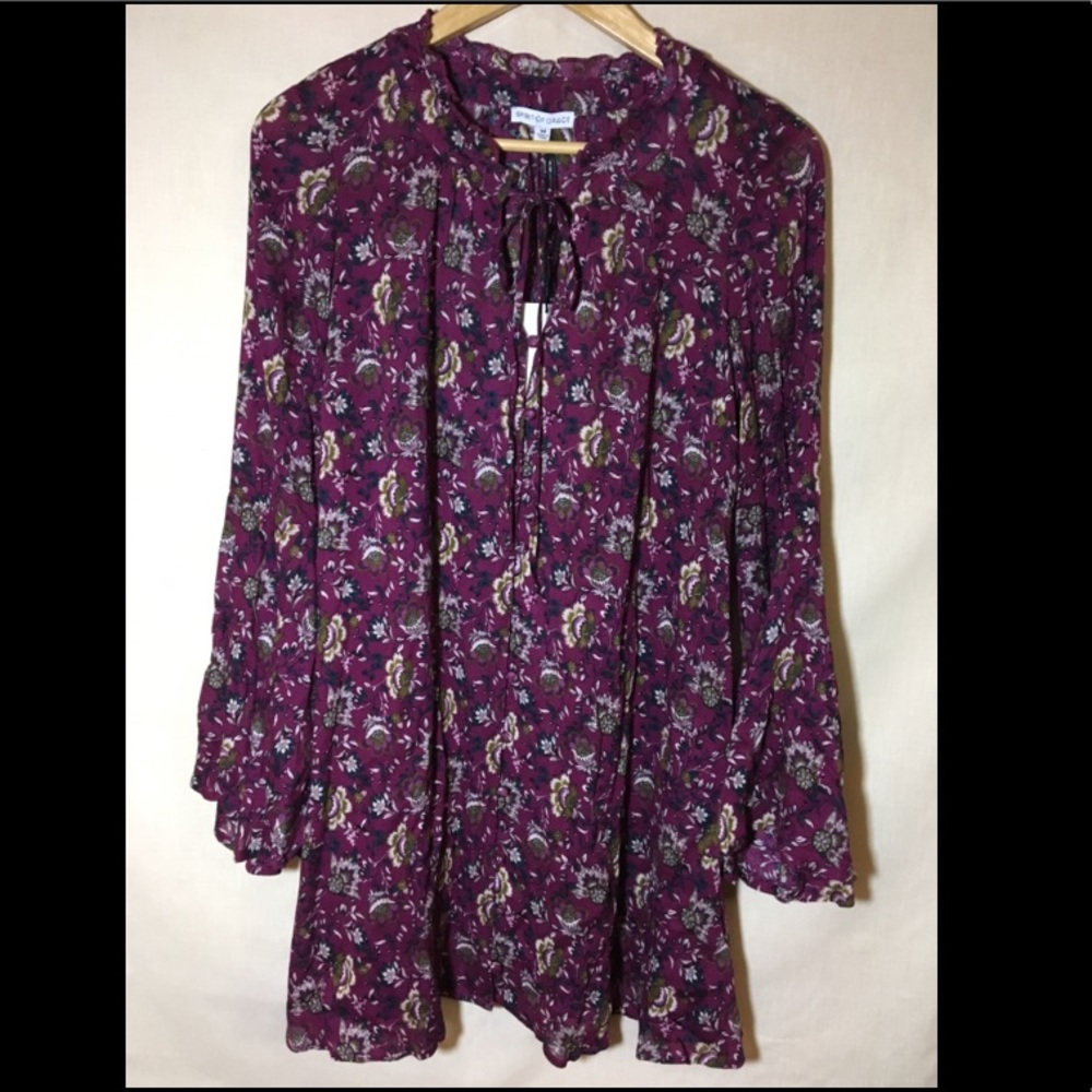 Spirit of Grace Bell Sleeve Dress
